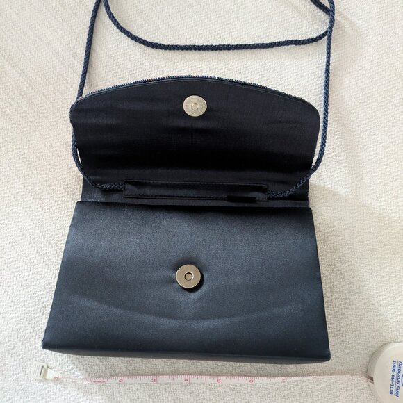 SASHA New York - Navy Beaded Evening Purse - Picture 3 of 7